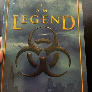 I Am Legend DVD - Post-Apocalyptic Sci-Fi Movie with Biohazard Symbol
